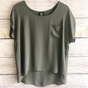 GUC Olive Green Bobeau Top